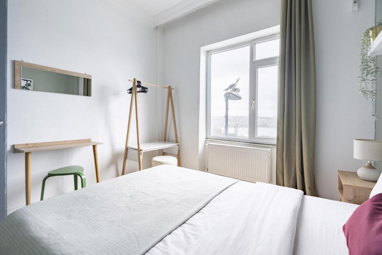דירות איסטמבול Central Flat W Sea View And Near Galata Tower מראה חיצוני תמונה