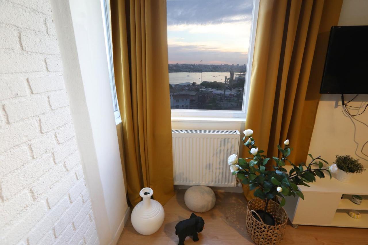 דירות איסטמבול Central Flat W Sea View And Near Galata Tower מראה חיצוני תמונה